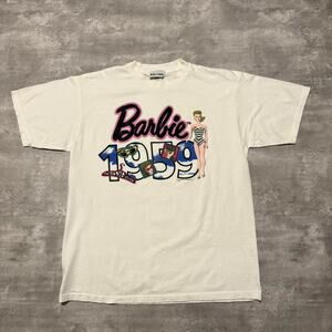 Vintage 1990s barbie promo t shirt